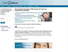 Tablet Screenshot of crm.i-tools.no