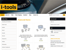 Tablet Screenshot of i-tools.co.nz